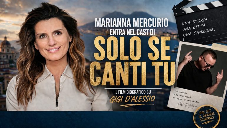 Marianna Mercurio nel biopic su Gigi D’Alessio: il suo ruolo nel film che racconta la nascita di una leggenda