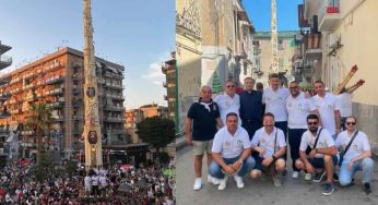 Casavatore, la 130esima Ballata dei Gigli emoziona e rinnova il cuore del centro storico