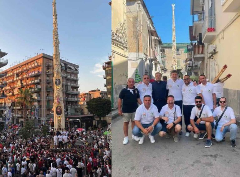 Casavatore, la 130esima Ballata dei Gigli emoziona e rinnova il cuore del centro storico