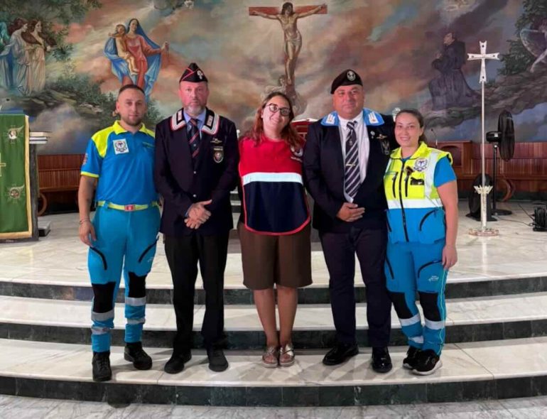 Celebrata a Giugliano la Messa per la benedizione delle sezioni ANC di Calvizzano e Giugliano