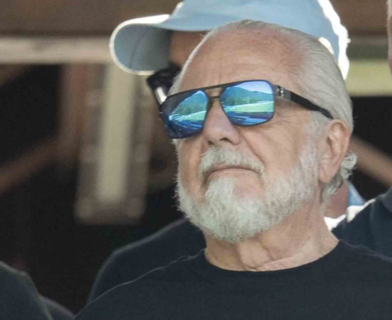 De Laurentiis esalta Allegri e riflette sul futuro del ritiro a Dimaro