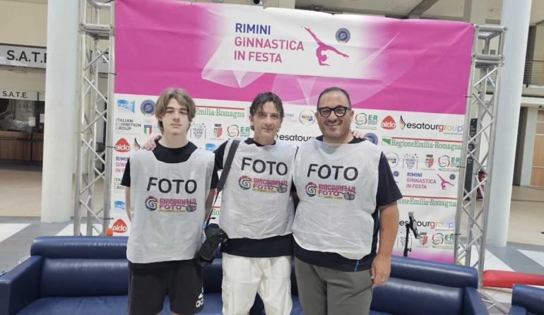 Ginnastica in Festa, due fotografi stabiesi conquistano Rimini: nasce la partnership con Giacomello Group
