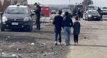 Giugliano, maxi blitz nel campo rom: 26 denunce per la corrente rubata