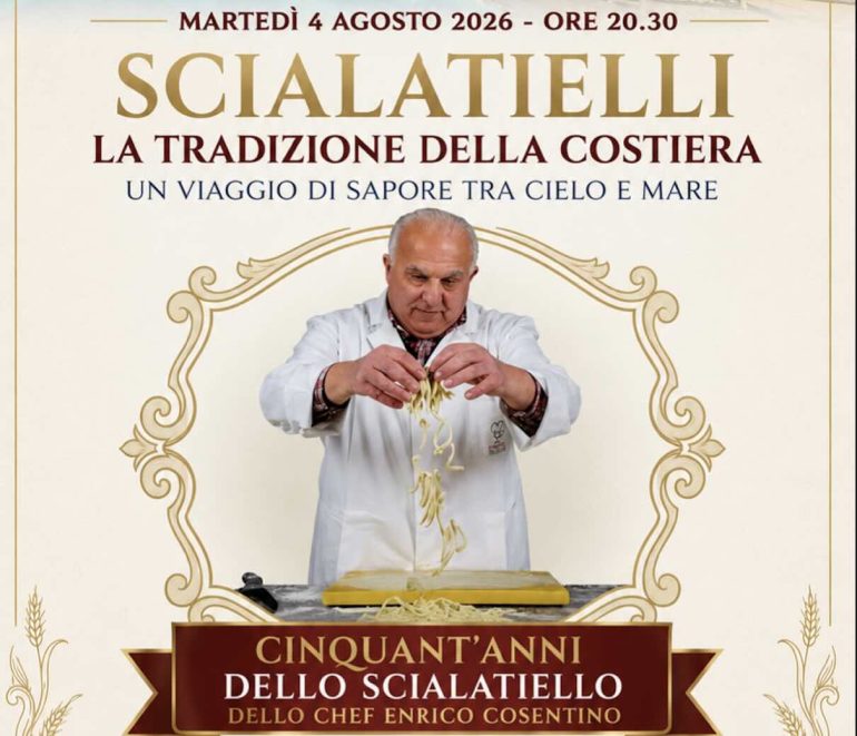 Il Vespero celebra 50 anni di Scialatiello: un omaggio alla cucina e alla tradizione della Costiera Sorrentina