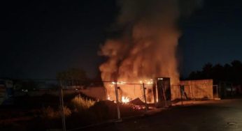 Giugliano: in fiamme container per la rimozione rifiuti, allarme del commissario Vadalà