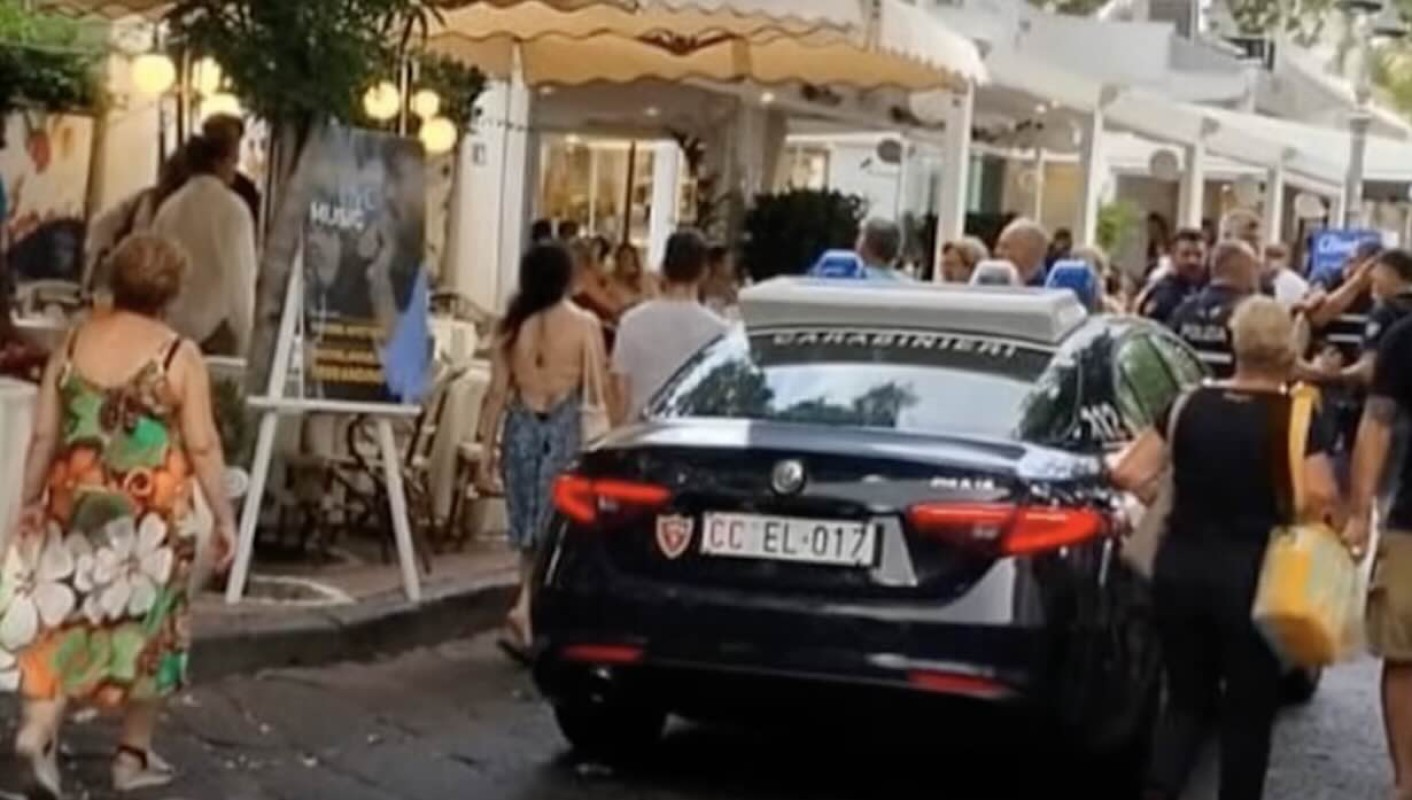 L'intervento dei carabinieri