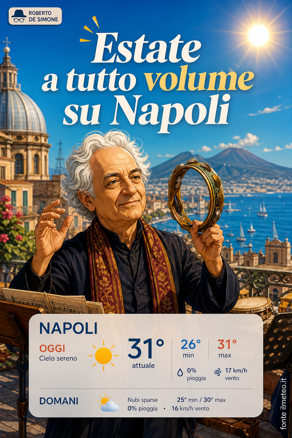 Storia meteo Napoli oggi e domani - 30 Luglio 2026