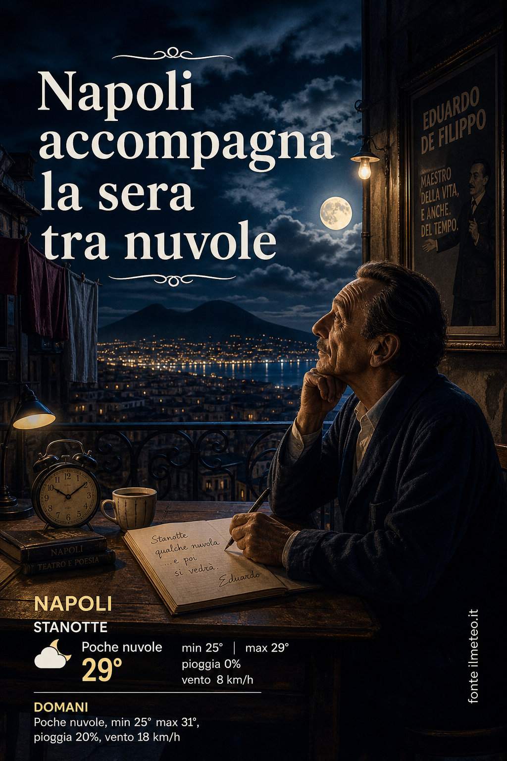 Storia meteo Napoli notte - 30 Luglio 2026