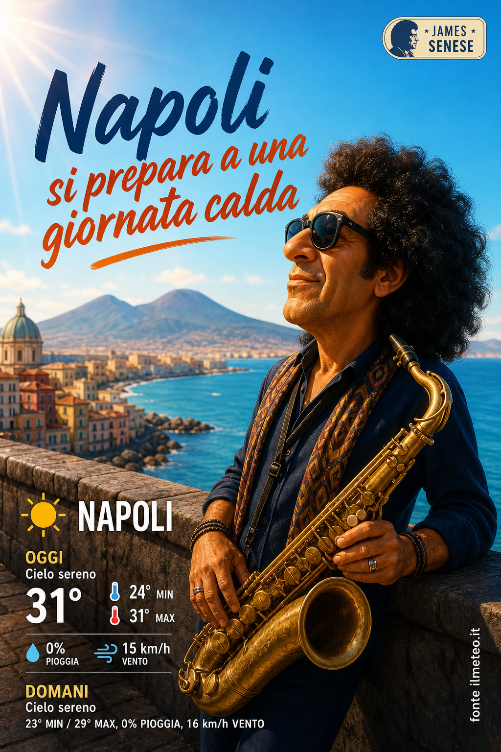 Storia meteo Napoli oggi e domani - 31 Luglio 2026