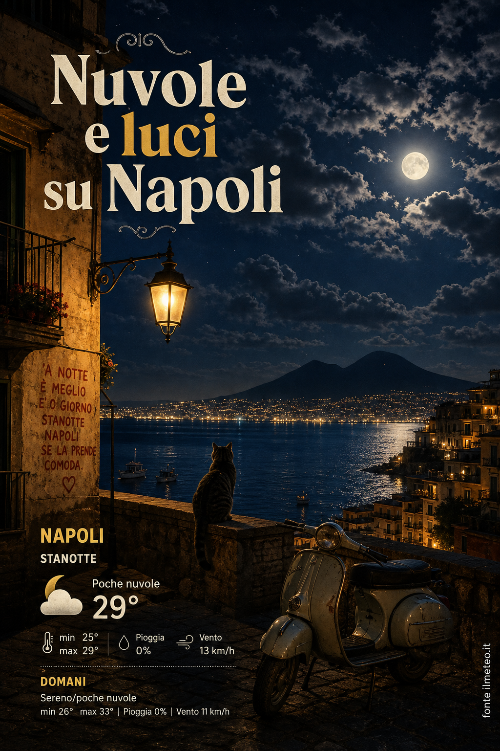 Storia meteo Napoli notte - 31 Luglio 2026
