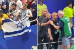 Mondiali, virale il video del ct dell’Egitto: sputo verso un tifoso con la bandiera israeliana