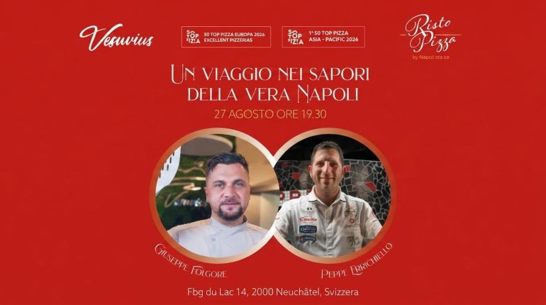 Napoli e Tokyo si incontrano a Neuchâtel in un viaggio culinario unico con Vesuvius Taste Experience