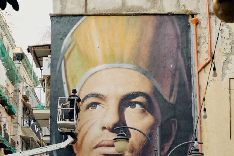 Napoli, restaurato il murale di San Gennaro di Jorit per i 10 anni di Gcds