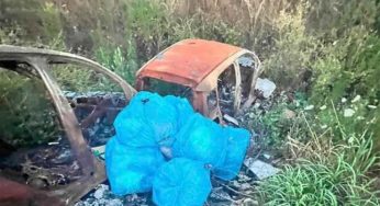Ottaviano, Regi Lagni ridotti a discarica: auto smontate, roghi tossici e crolli