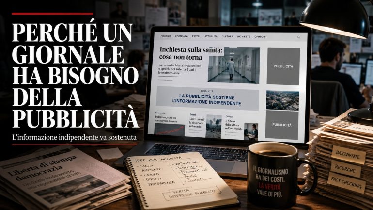 Perché un giornale come Cronache della Campania è obbligato ad avere pubblicità