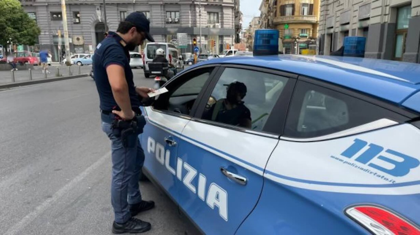 I controlli in piazza Garibaldi