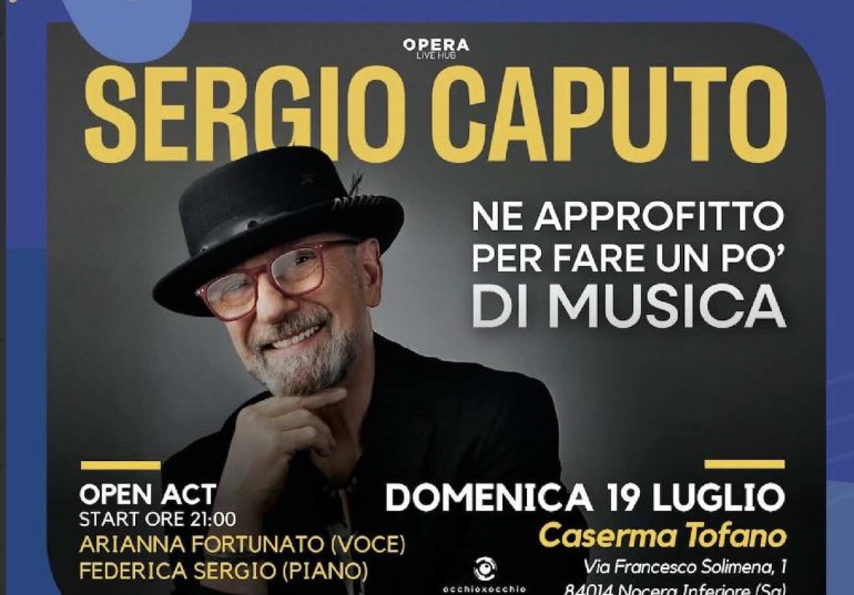 Sergio Caputo in concerto al Nocera Jazz Festival: un viaggio tra i suoi più grandi successi