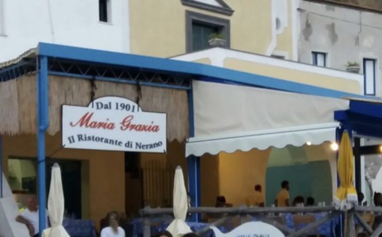Sospeso per 3 mesi il ristorante Maria Grazia a Nerano