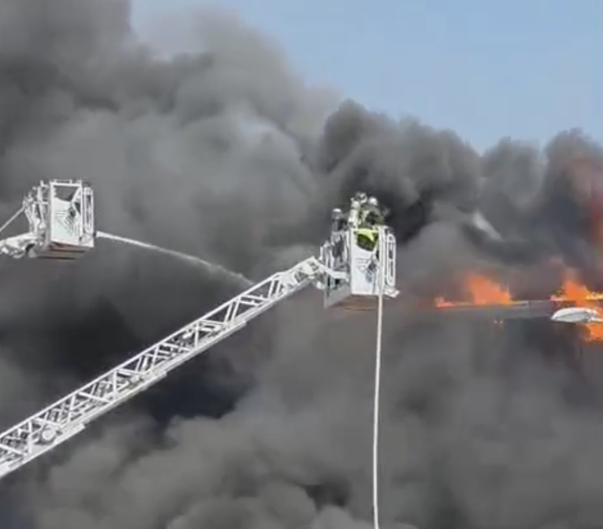 Le fasi di spegnimento dell'incendio
