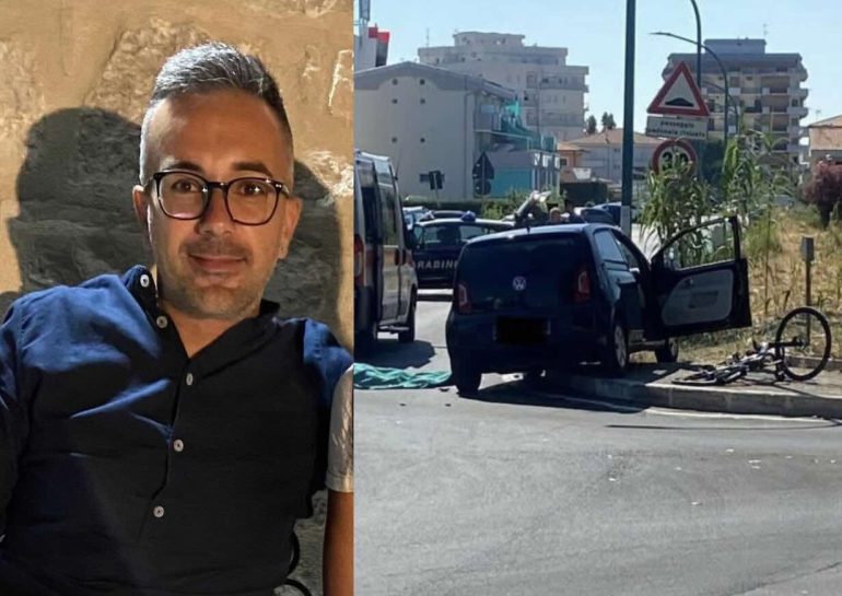 Travolto da un’auto mentre è in bici: muore in vacanza 41enne della provincia di Caserta