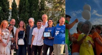 Villaricca, tredici palloncini verso il cielo per Francesco Pio