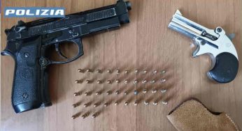 Arrestato a Poggioreale un 62enne trovato in possesso di due pistole clandestine