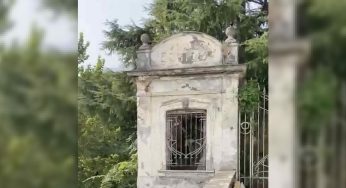 Castellammare, casetta pericolante nelle nuove Terme rischia di crollare dentro Villa Weiss