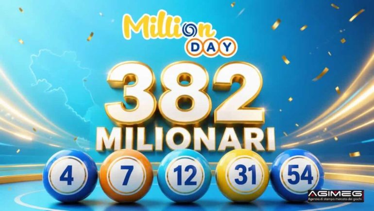 Cava de’ Tirreni, vinto un milione di euro a MillionDay