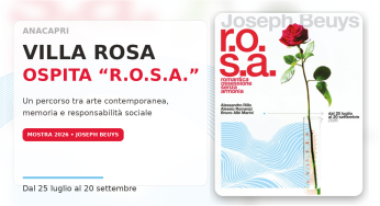 Villa Rosa ad Anacapri ospita “R.O.S.A”:un percorso tra arte contemporanea , memoria e responsabilità sociale