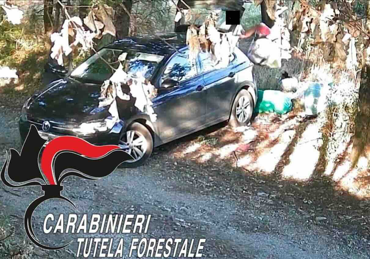 Denunciati a Caianello per abbandono illecito di rifiuti: tre persone sorprese dai Carabinieri Forestali