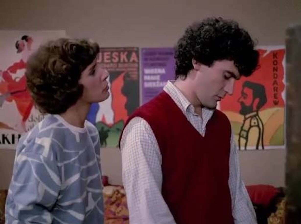 Fiorenza Marchegiani e Massimo Troisi