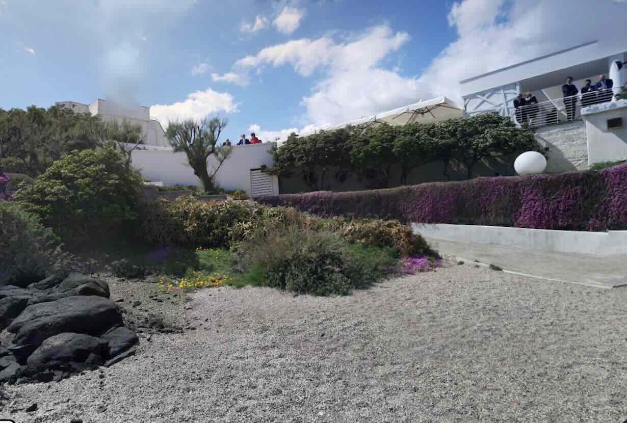 La zona del ritrovamento del ferito