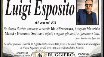 Giornalista ucciso, saranno celebrati giovedì i funerali di Luca Esposito