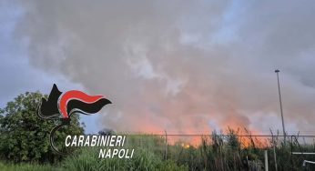 Licola, brucia le sterpaglie e scatena un inferno di fuoco nell’ex base Nato: arrestato