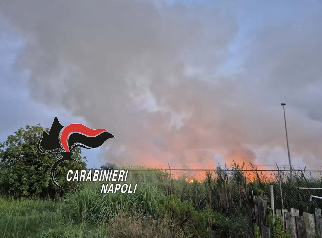 L'incendio di Licola