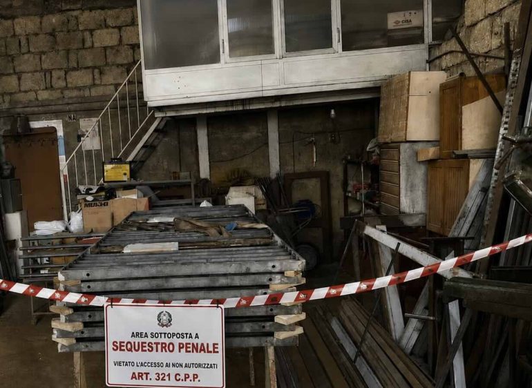 Maxoperazione a Casoria: sequestri, sigilli e 12mila euro di multe nel distretto industriale