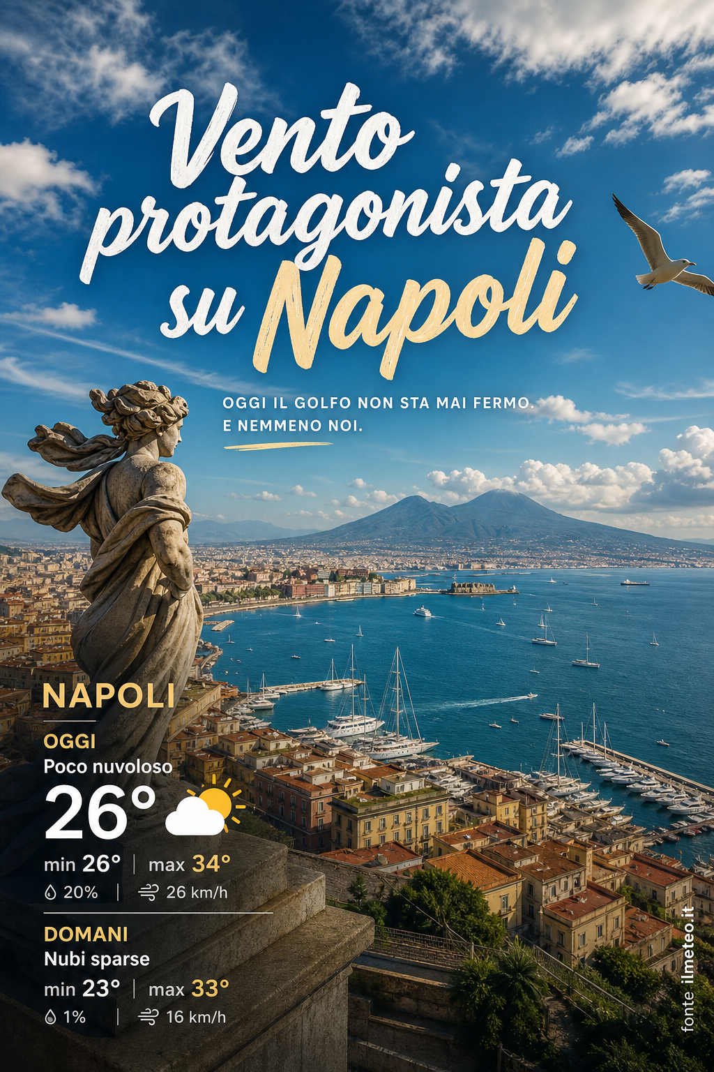 Storia meteo Napoli oggi e domani - 4 Agosto 2026