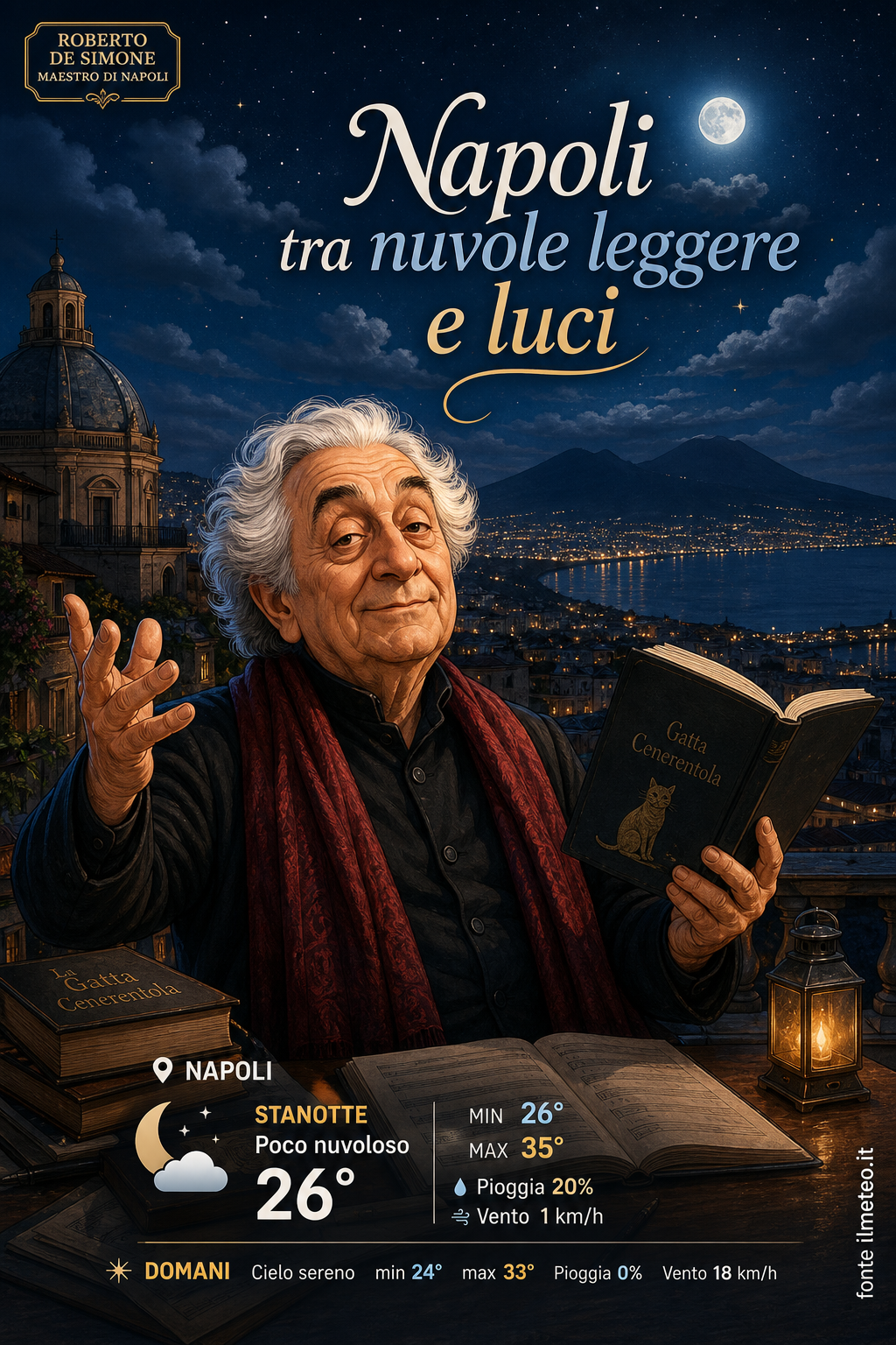 Storia meteo Napoli notte - 6 Agosto 2026