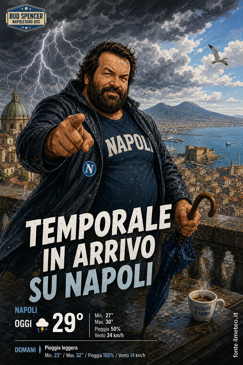 Storia meteo Napoli oggi e domani - 21 Agosto 2026