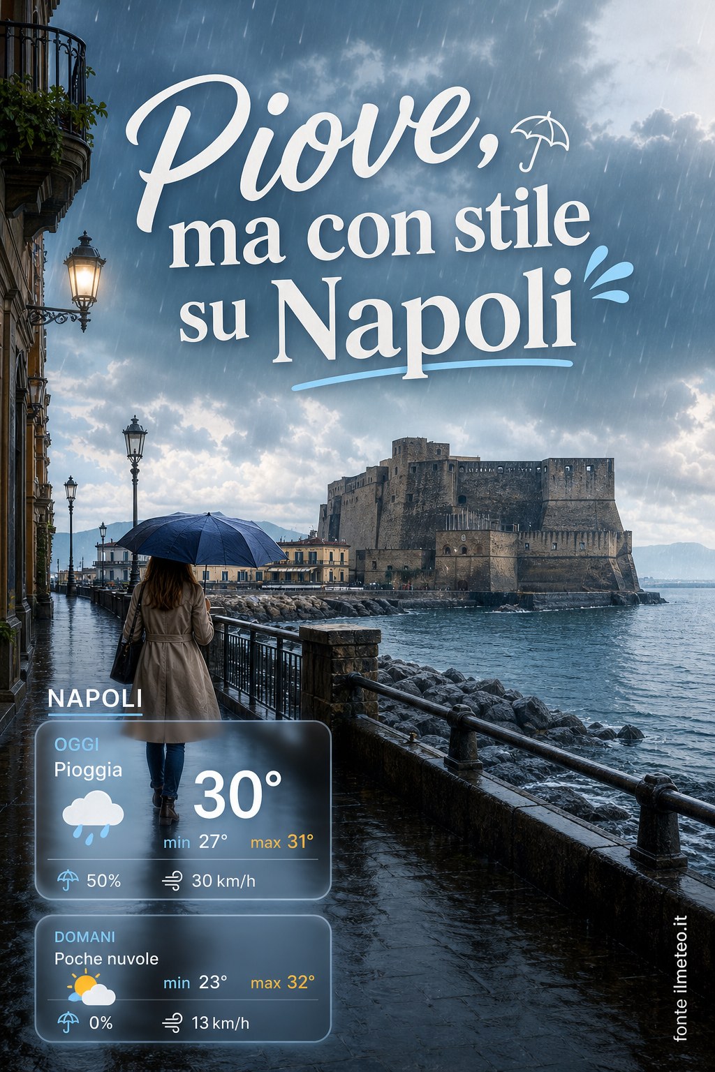 Storia meteo Napoli oggi e domani - 25 Agosto 2026