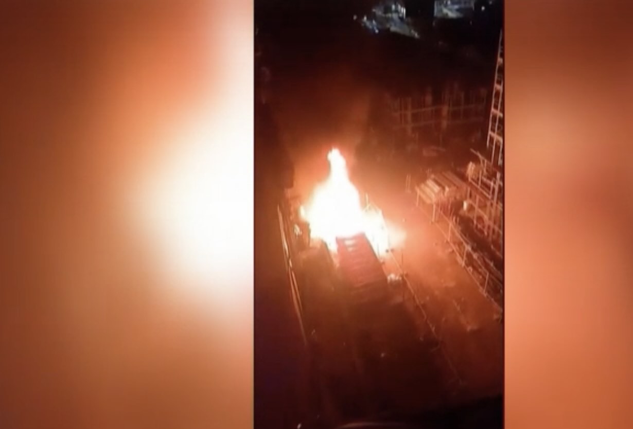 L'incendio a Taverna del Ferro