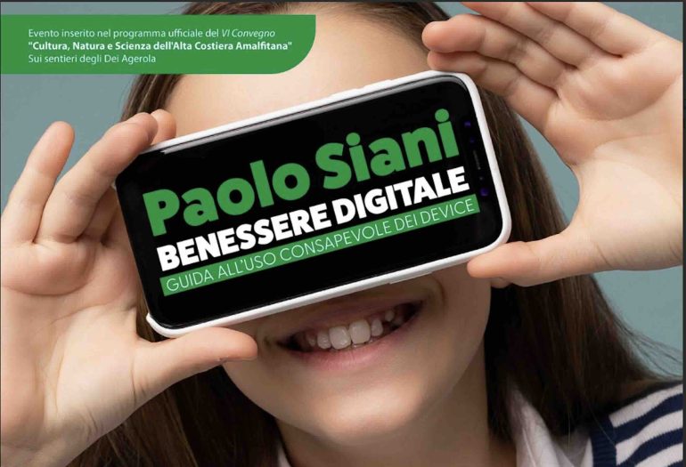 Paolo Siani inaugura ad Agerola il ciclo di incontri su Benessere digitale