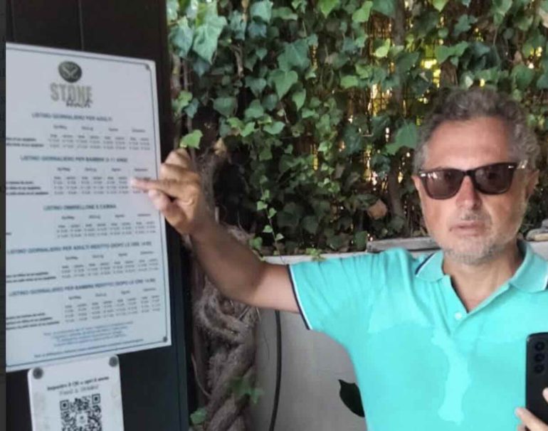 Castellammare, polemica sull’ingresso a pagamento per i bambini allo Stone Beach: scatta l’indagine regionale