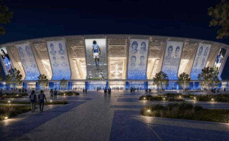 Stadio Maradona, ecco il progetto del futuro: 60mila posti, addio pista d’atletica e più aree vip