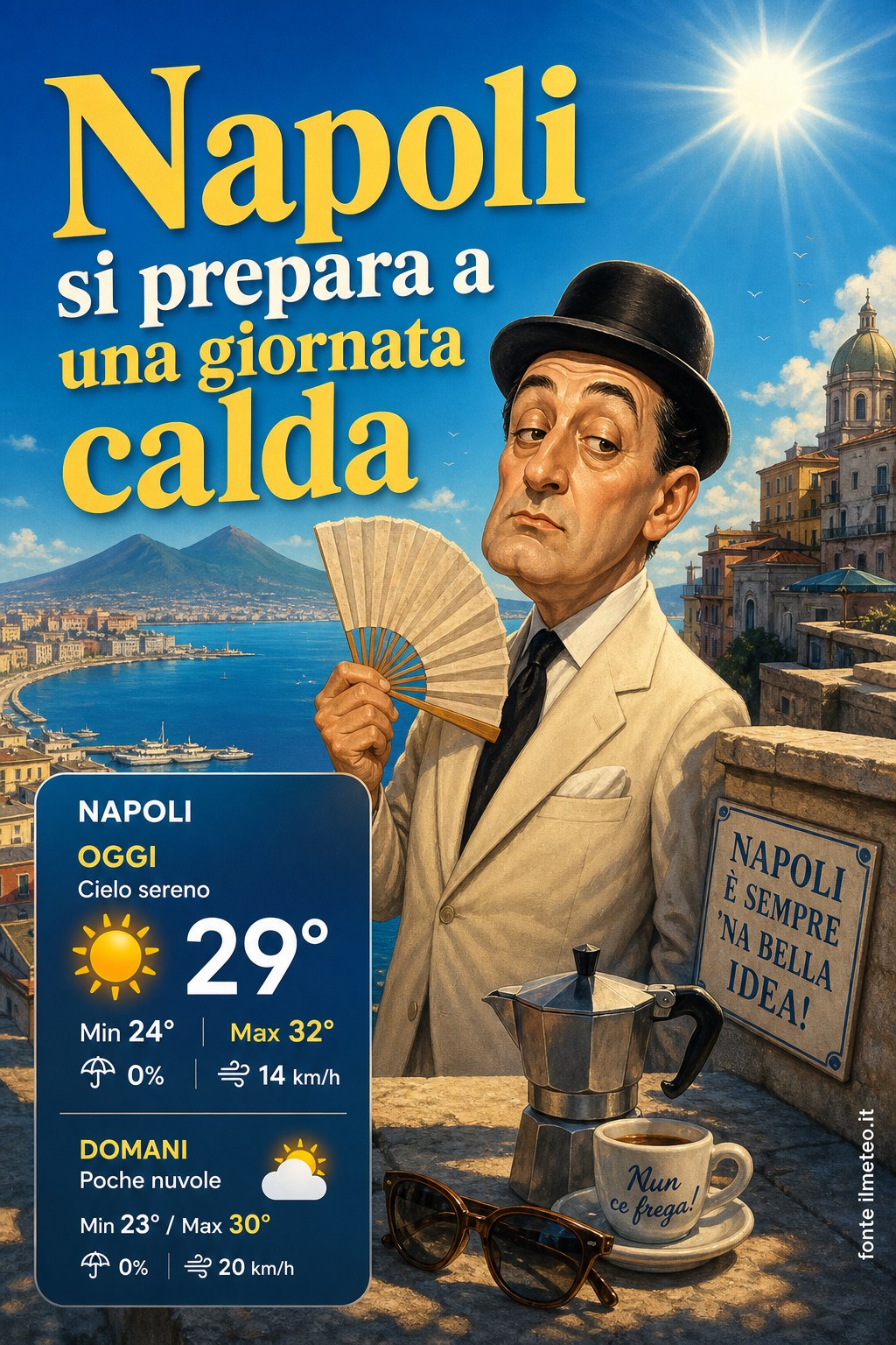 Storia meteo Napoli oggi e domani - 21 Luglio 2026