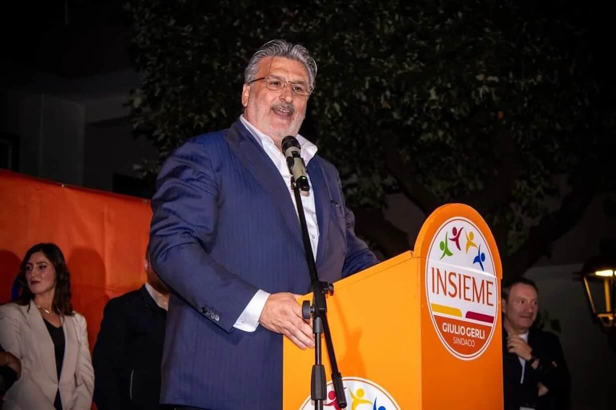 Il sindaco di Striano, Giulio Gerli
