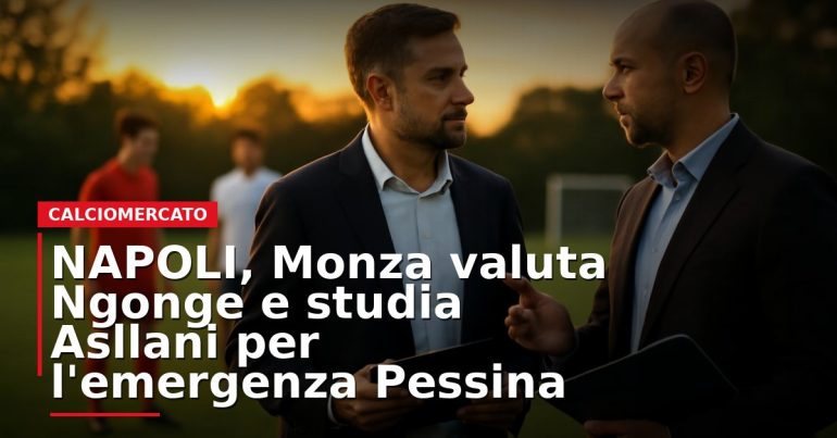 LIVE – NAPOLI, Monza valuta Ngonge e studia Asllani per l’emergenza Pessina