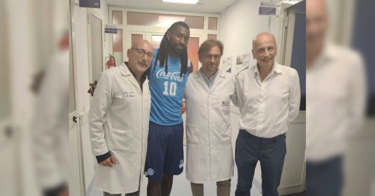 Anguissa alla Clinica Santa Lucia di San Giuseppe Vesuviano per gli accertamenti: il centrocampista salta il Bologna