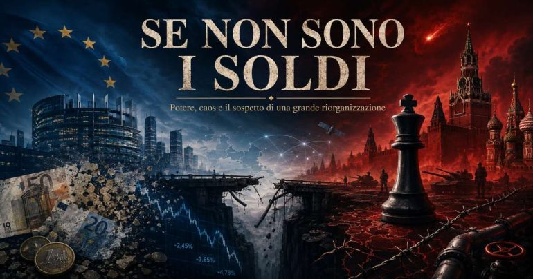 Se non sono più i soldi, allora cosa sta succedendo al mondo?