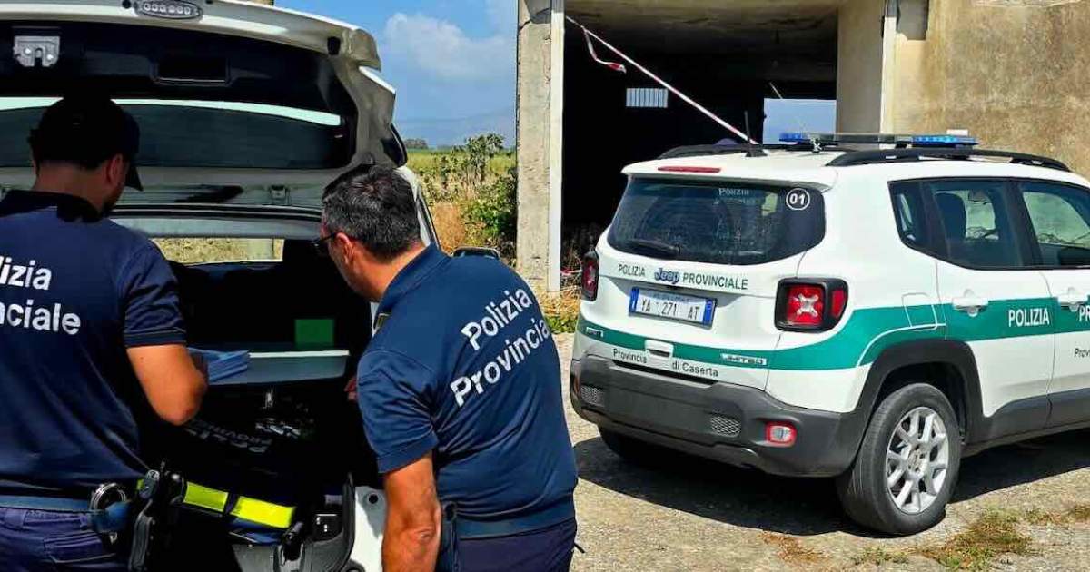 Il sequestro della polizia porvinciale